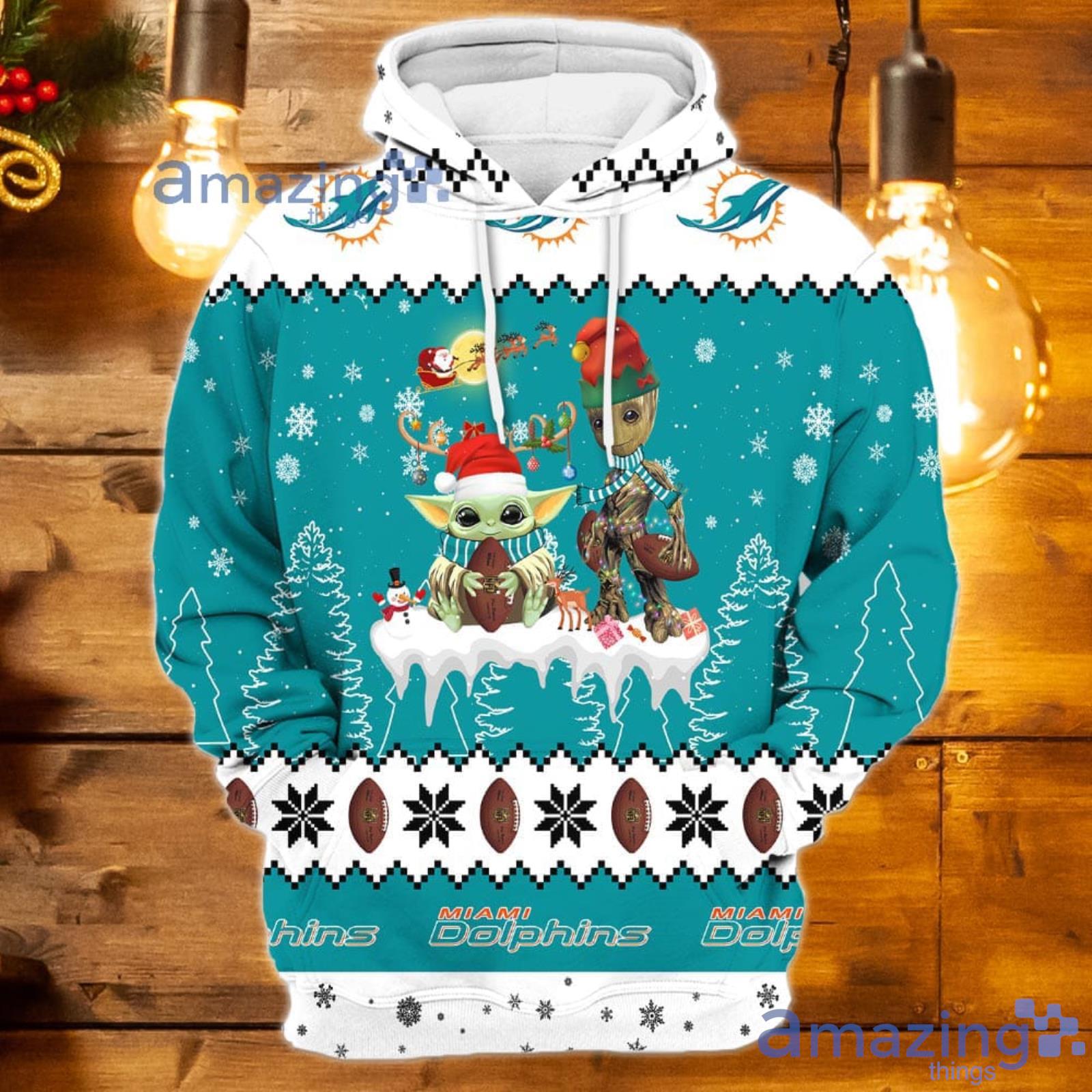 NFL Miami Dolphins Gift For Fans 3D Hoodie All Over Printed Miami