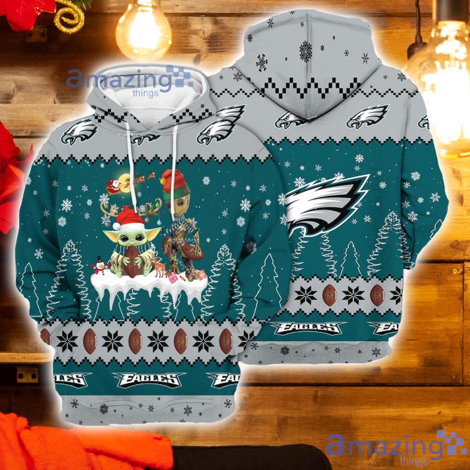 Merry Christmas Season 2023 Philadelphia Eagles 3D Hoodie