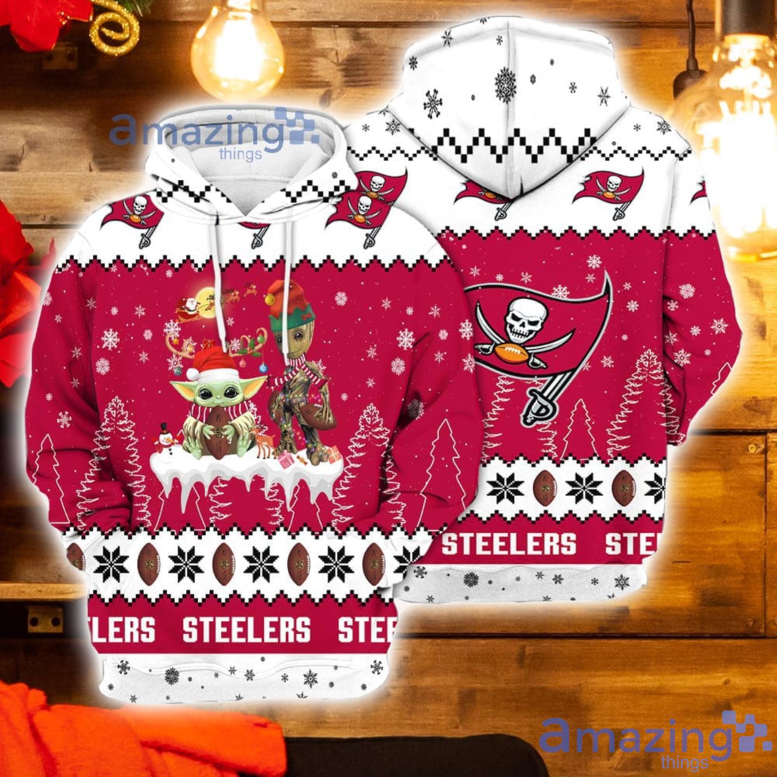 Merry Christmas Season 2023 Pittsburgh Steelers 3D Hoodie