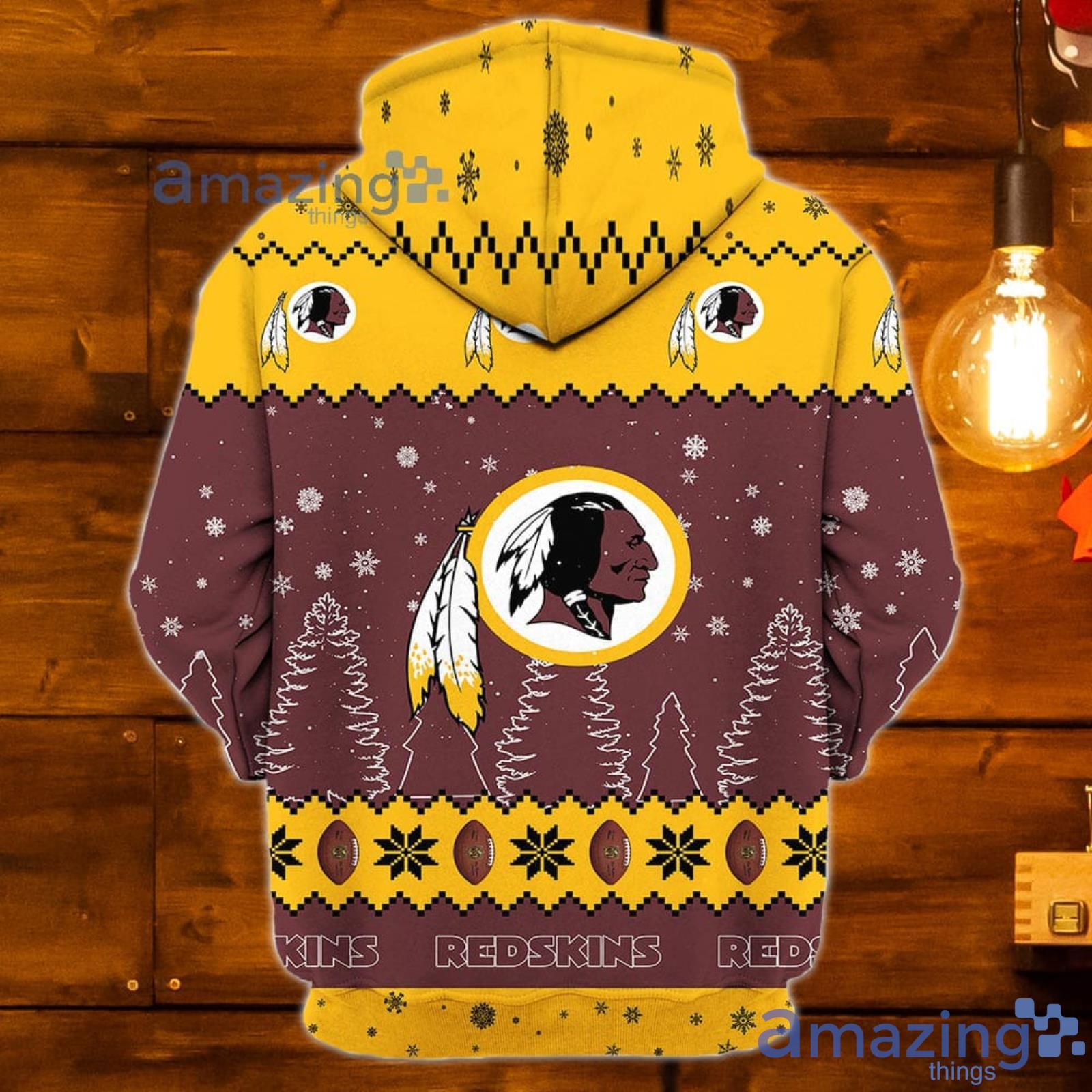 Men's Washington Redskins Hoodies 3D, Zip Hoodies – 4 Fan Shop