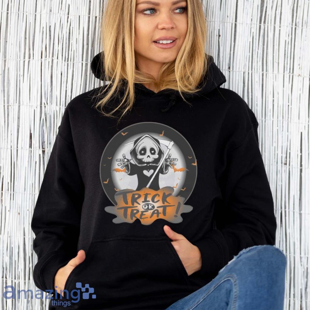 Trick Or Treat Reaper Halloween Season T Shirt image Trick Or Treat Reaper Halloween Season T Shirt Product Photo 6