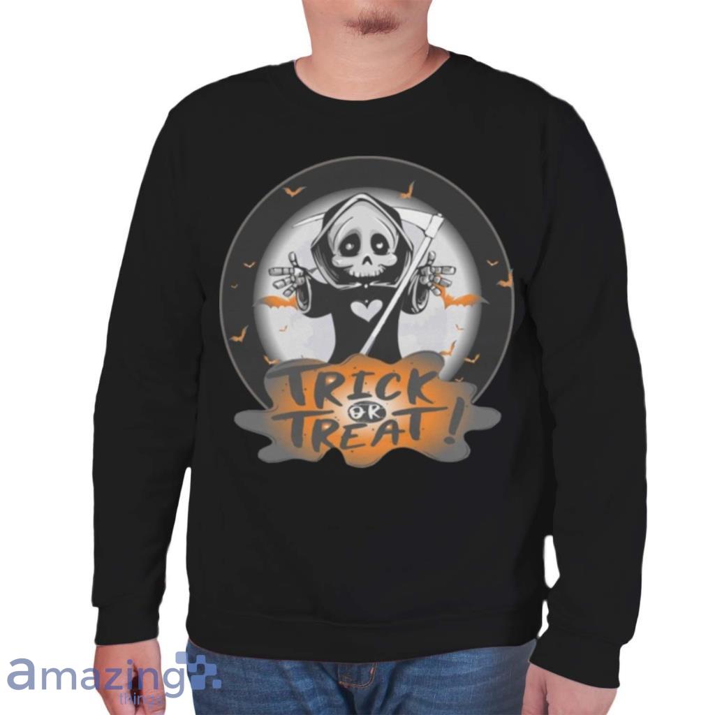 Trick Or Treat Reaper Halloween Season T Shirt image Trick Or Treat Reaper Halloween Season T Shirt Product Photo 7