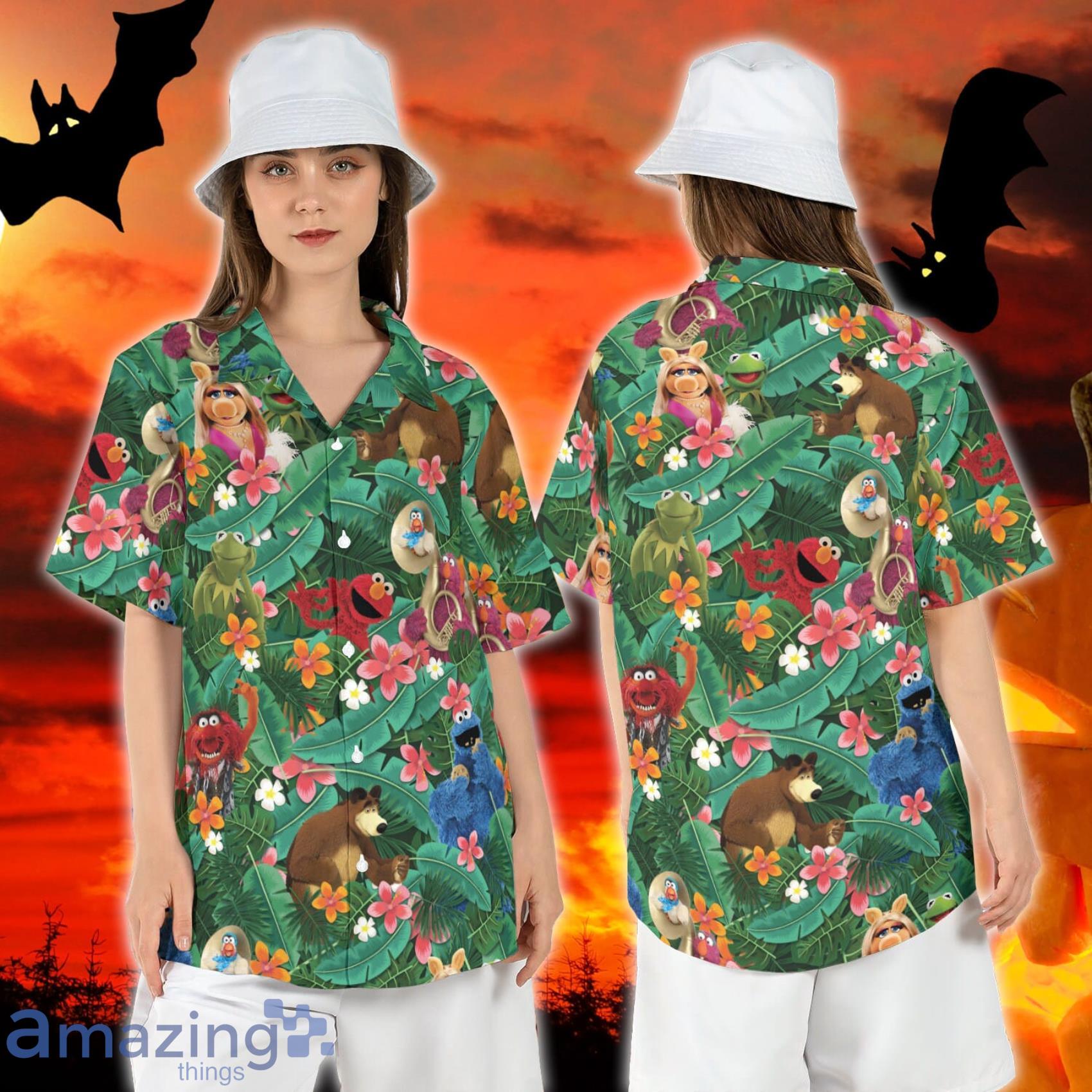 Tropical Muppets The Show Muppet Animals Disneyland Summer Hawaiian Shirt For Men And Women Muppet Friends Short Sleeve Shirt Product Photo 1