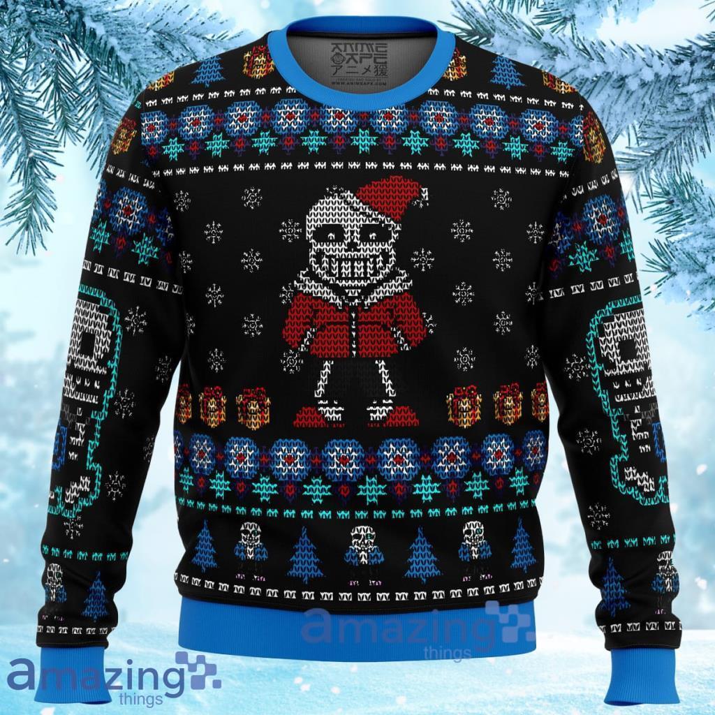 Undertale Sans Ugly Christmas Sweater 3D Gift For Men And Women Product Photo 1