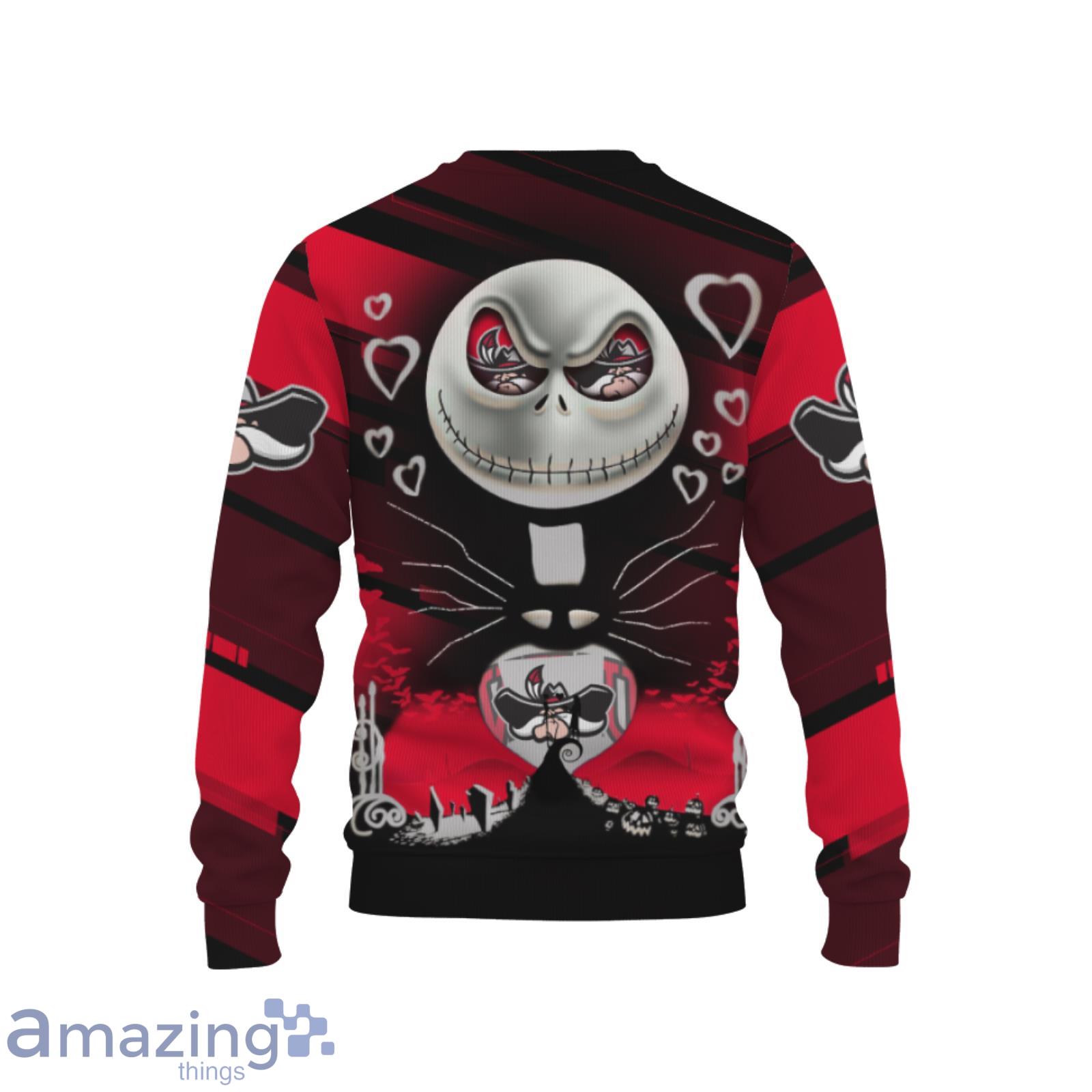 UNLV Rebels Jack Skellington 2023 Ugly Christmas Sweater image UNLV Rebels Jack Skellington 2023 Ugly Christmas Sweater Product Photo 2