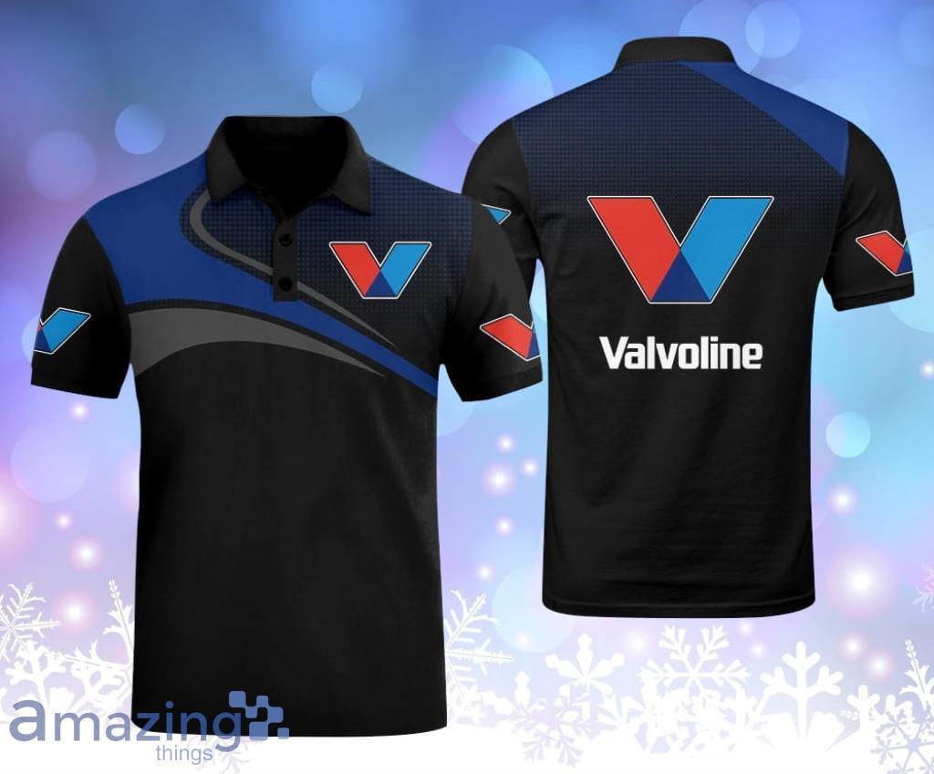 Valvoline Logo Black Polo Shirt Gift For Big Fans Product Photo 1 Valvoline Logo Black Polo Shirt Gift For Big Fans Product Photo 1