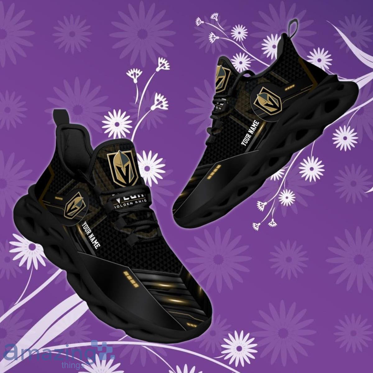 Vegas Golden Knights Personalized NHL Sport Black Max Soul Shoes Style Gift For Fans image Vegas Golden Knights Personalized NHL Sport Black Max Soul Shoes Style Gift For Fans Product Photo 3