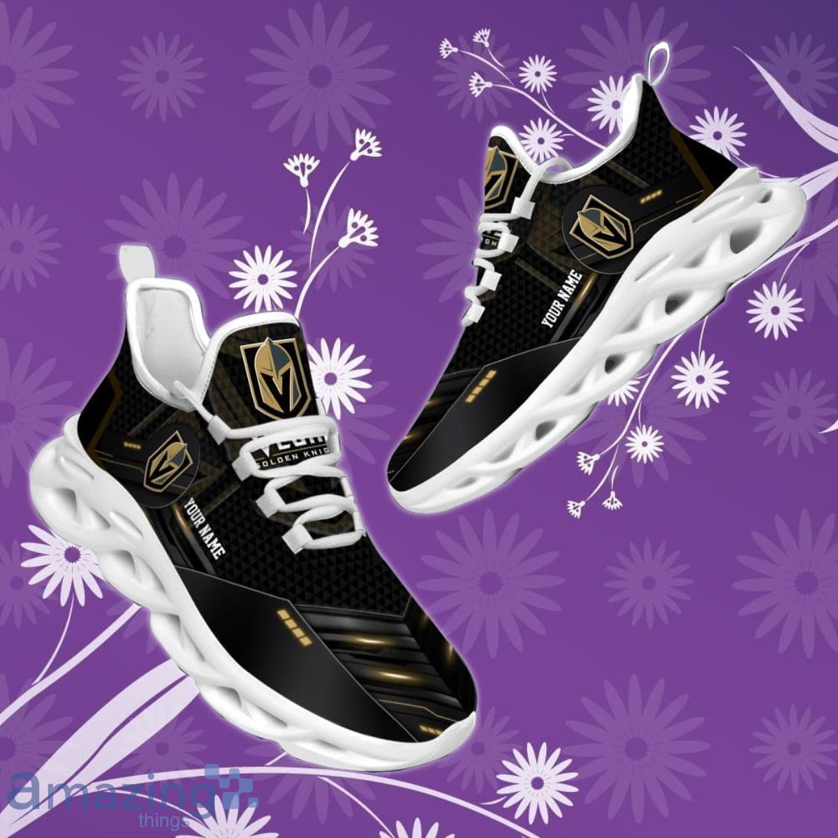 Vegas Golden Knights Personalized NHL Sport Black Max Soul Shoes Style Gift For Fans image Vegas Golden Knights Personalized NHL Sport Black Max Soul Shoes Style Gift For Fans Product Photo 4