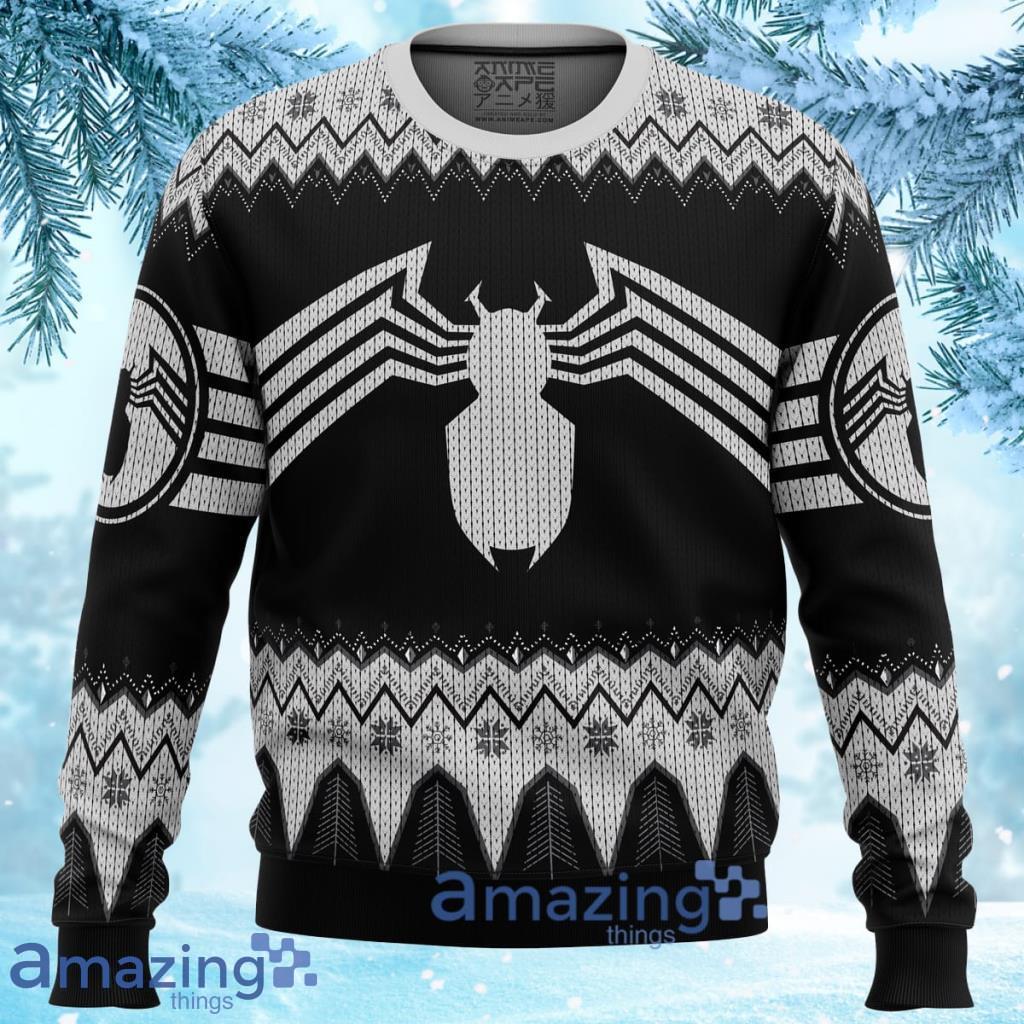 Venom Marvel Venom Symbol Ugly Christmas Sweater 3D Gift For Men And Women Product Photo 1