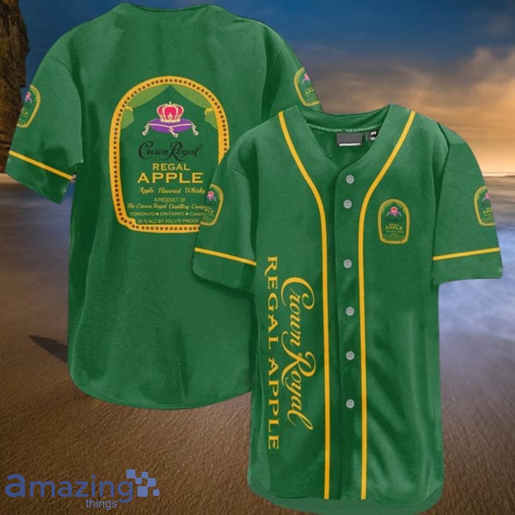 Vintage Green Crown Royal Regal Apple Baseball Jersey Shirt Gift For Men  And Women