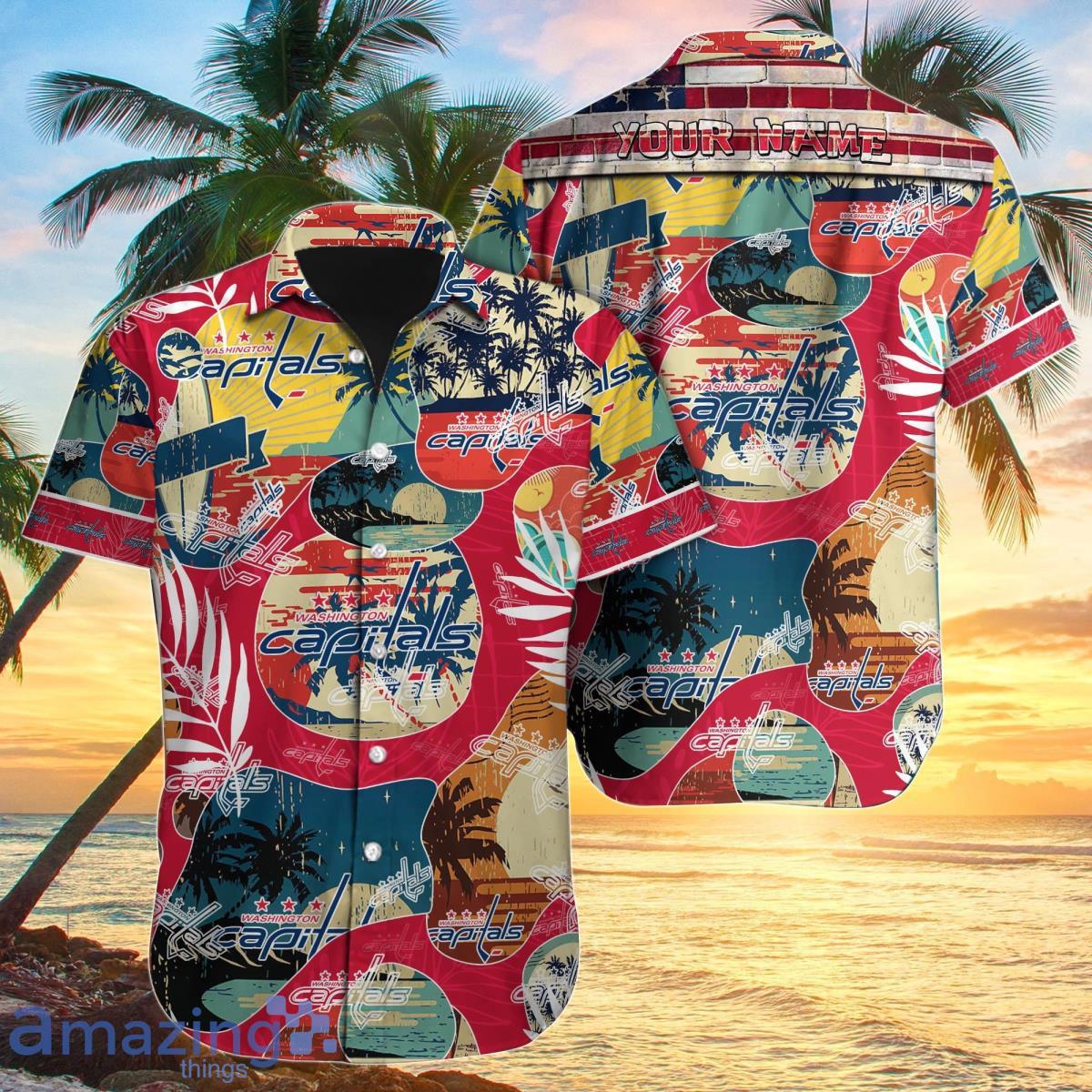 Washington Capitals Custom Name Hawaiian Style Best Gift For Men And Women Product Photo 1