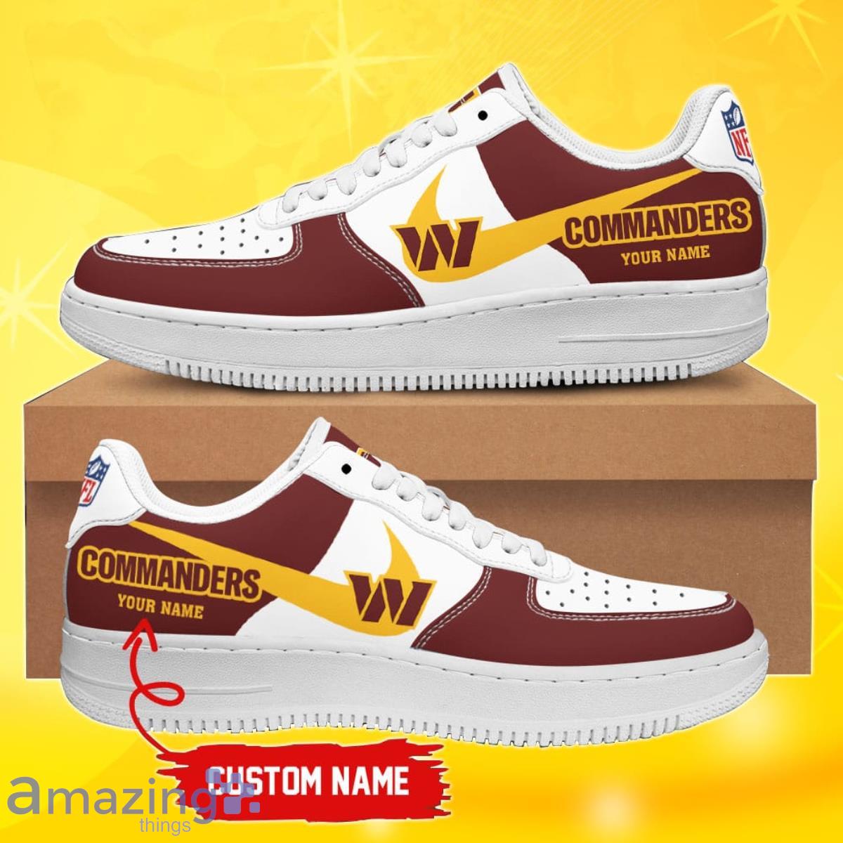 Washington Commanders Personalized Air Force Shoes Best Gift Fans Product Photo 1