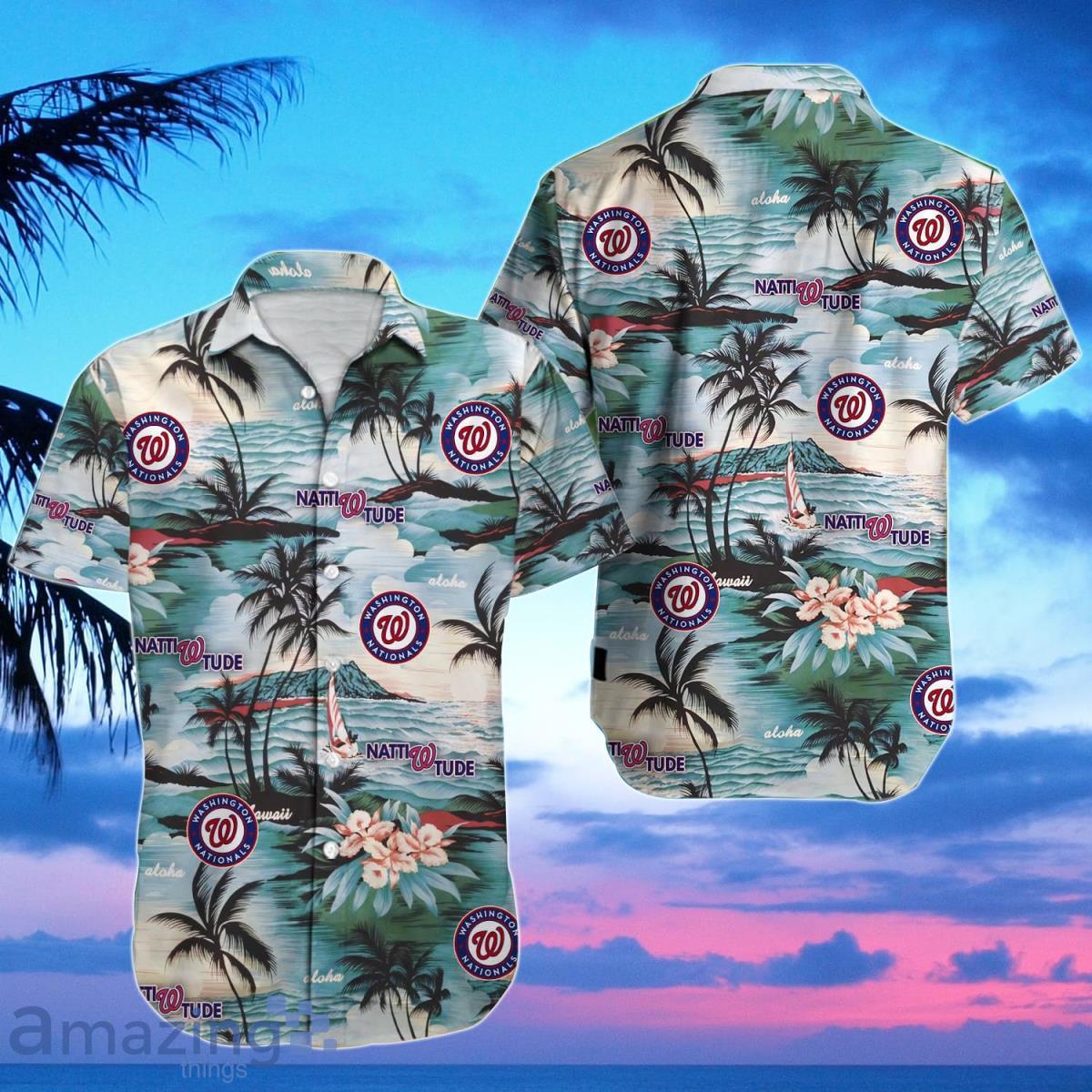 Washington Nationals Hawaiian Shirt Best Gift For Men And Women Fans Product Photo 1