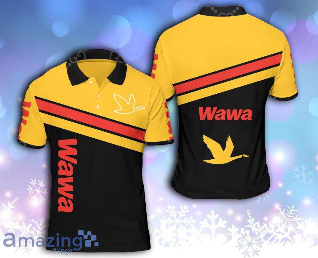 Wawa Logo Black And Orange Polo Shirt Gift For Big Fans Product Photo 1