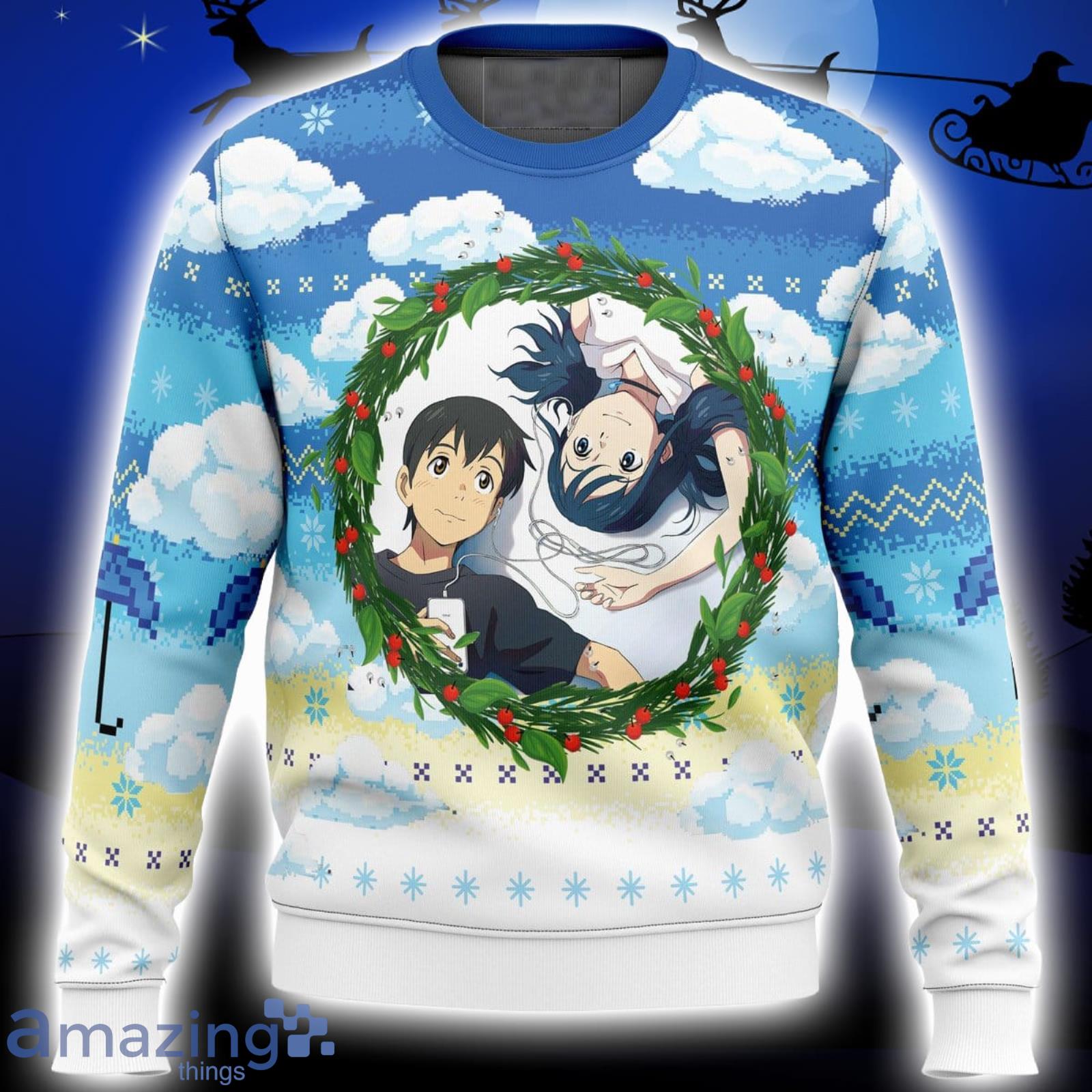 Weathering With You Xmas Ugly Christmas Sweater Christmas Gift For Men And Women Product Photo 1