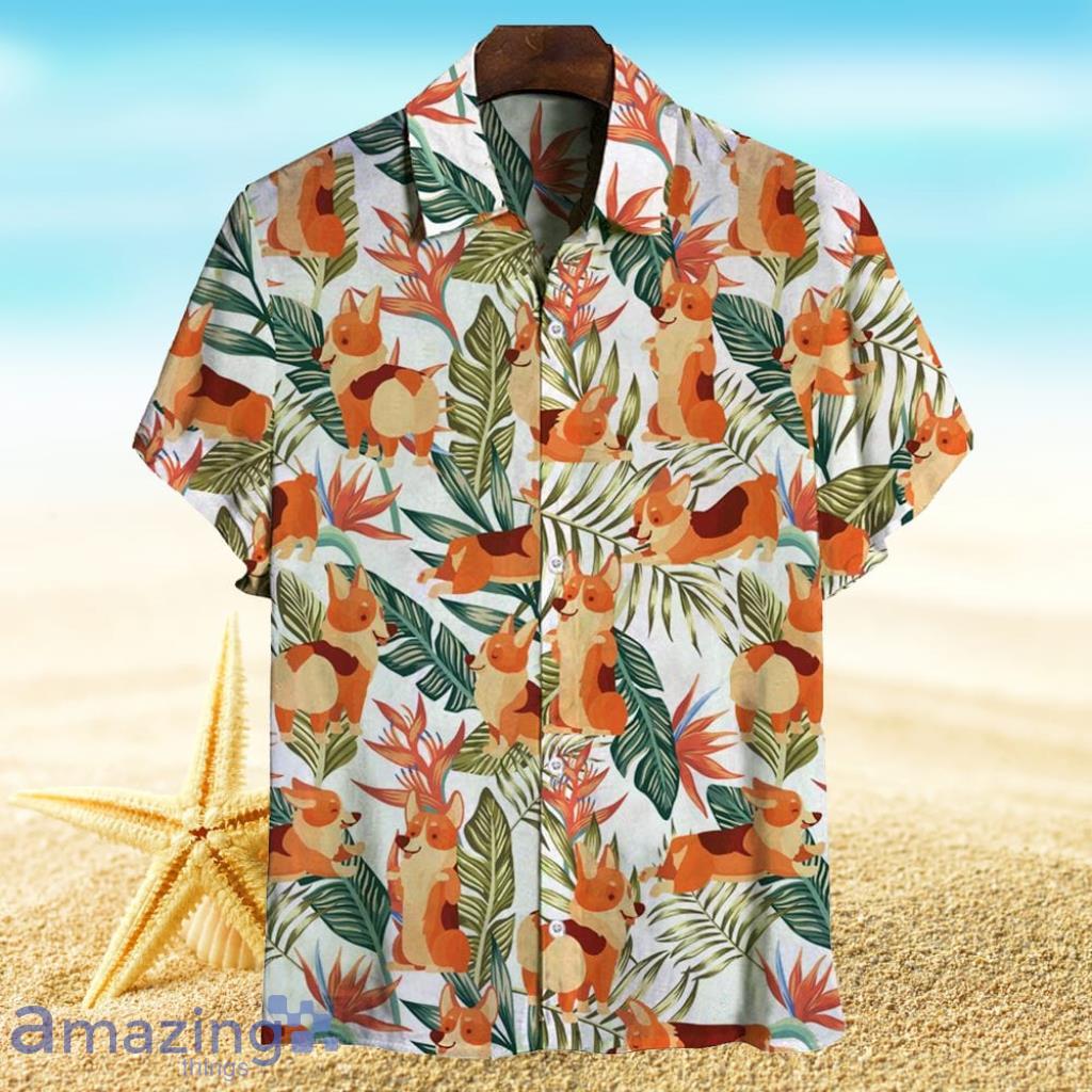 Welsh Corgi Hawaiian Shirt - Dog Memorial Gift For Men And Women Product Photo 1 Welsh Corgi Hawaiian Shirt - Dog Memorial Gift For Men And Women Product Photo 1