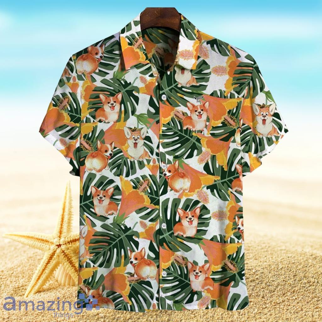 Welsh Corgi Hawaiian Shirt Tropical Lover Xmas Gift Product Photo 1
