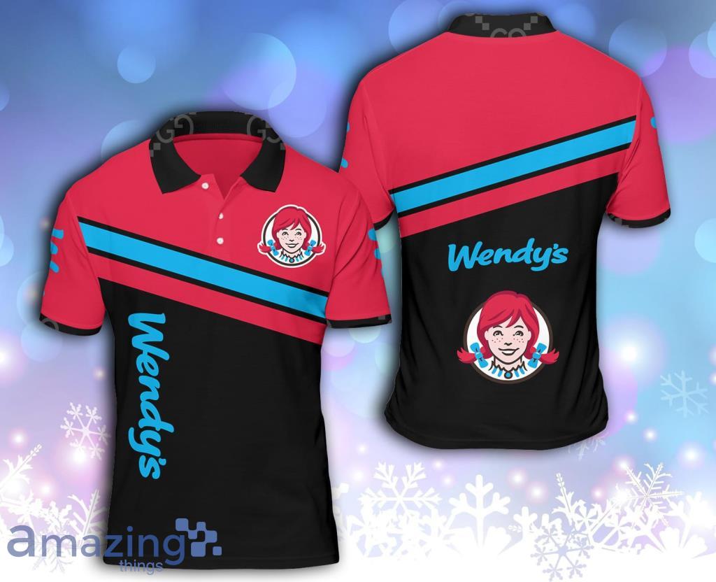 Wendy's Black Polo Shirt Gift For Big Fans Product Photo 1