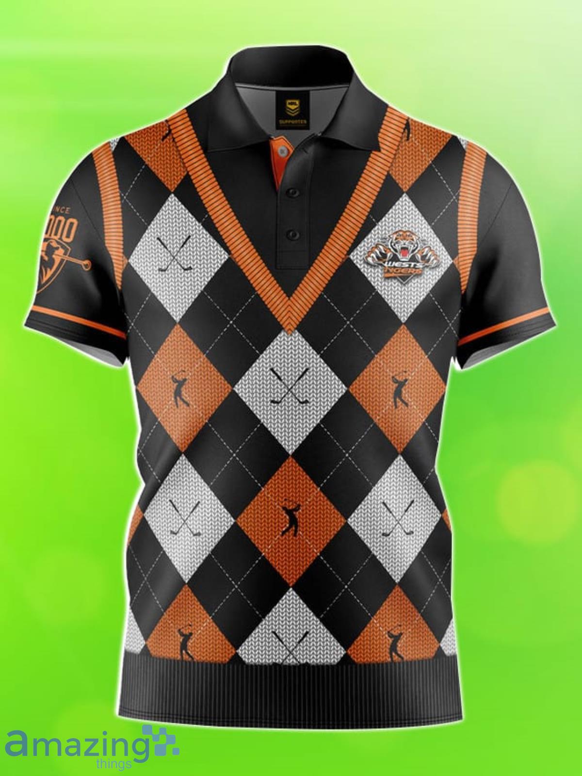 Wests Tigers NRL Fairway Golf Polo Shirt Best Gift Men And Women For Fans Product Photo 1