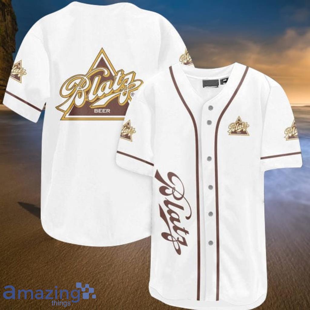 White Blatz Beer Baseball Jersey Shirt Gift For Men And Women