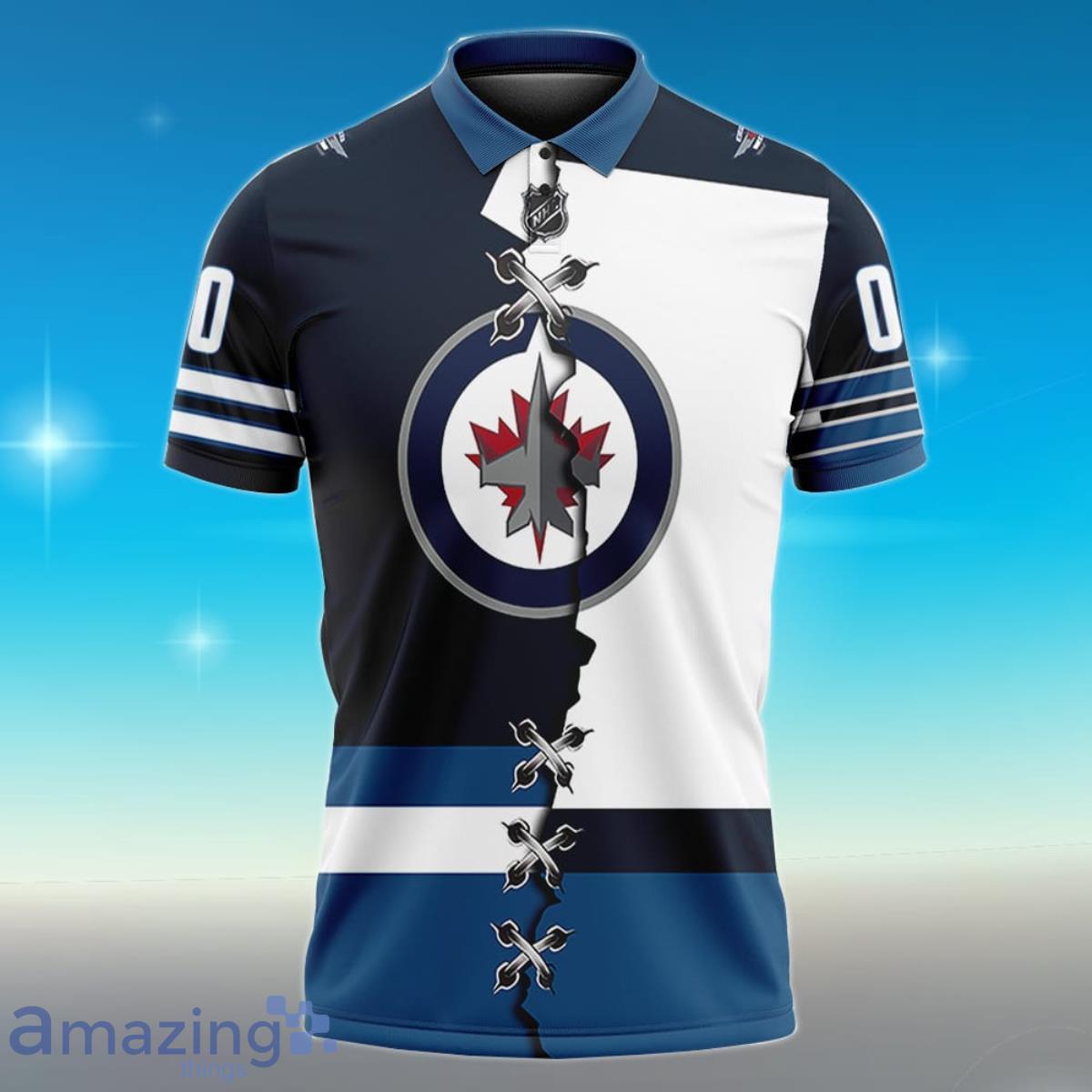 Winnipeg Jets Personalized Name 3D T-Shirt - T-shirts Low Price
