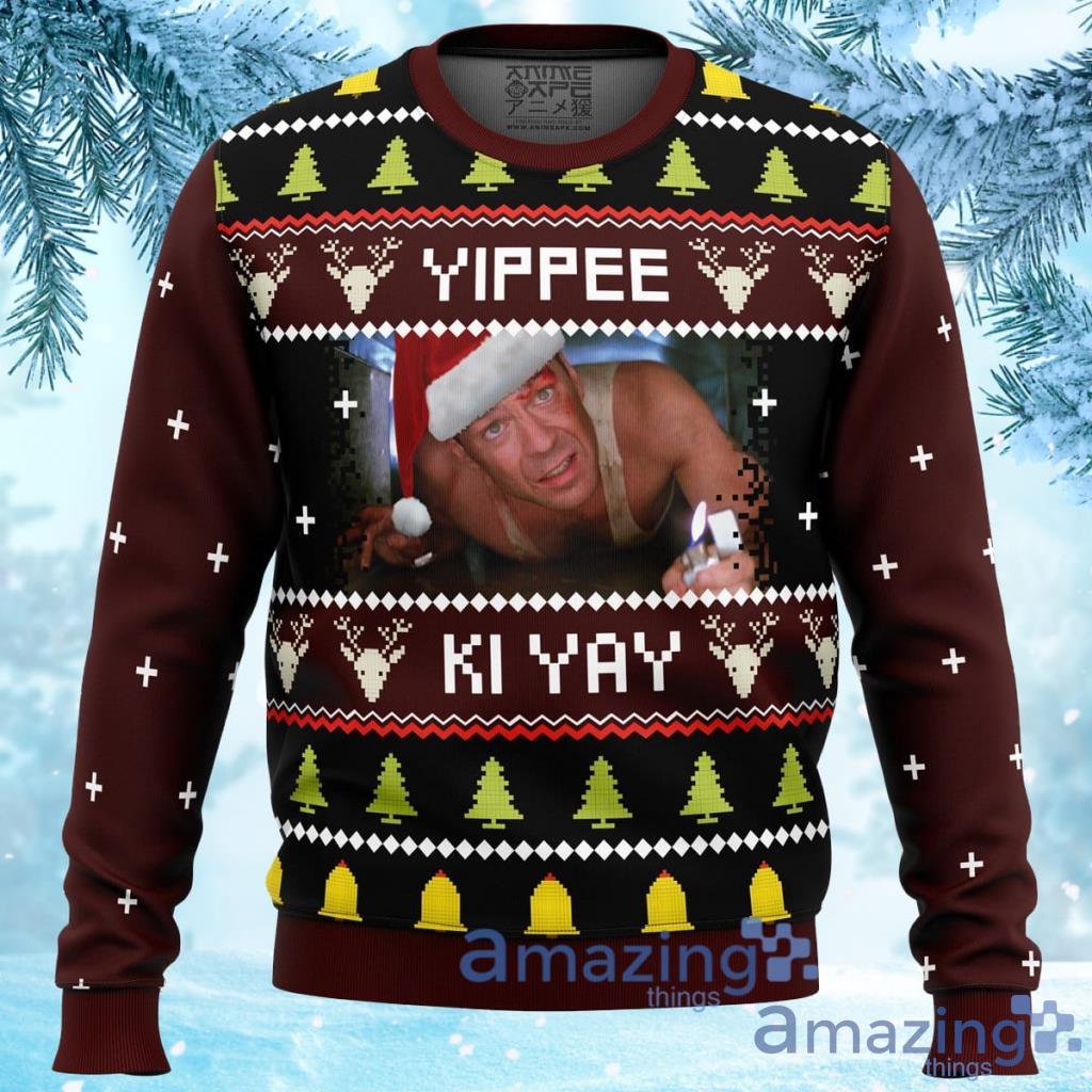Yippee Ki Yay Ugly Dia Hard Christmas Sweater 3D Gift For Men And Women Product Photo 1