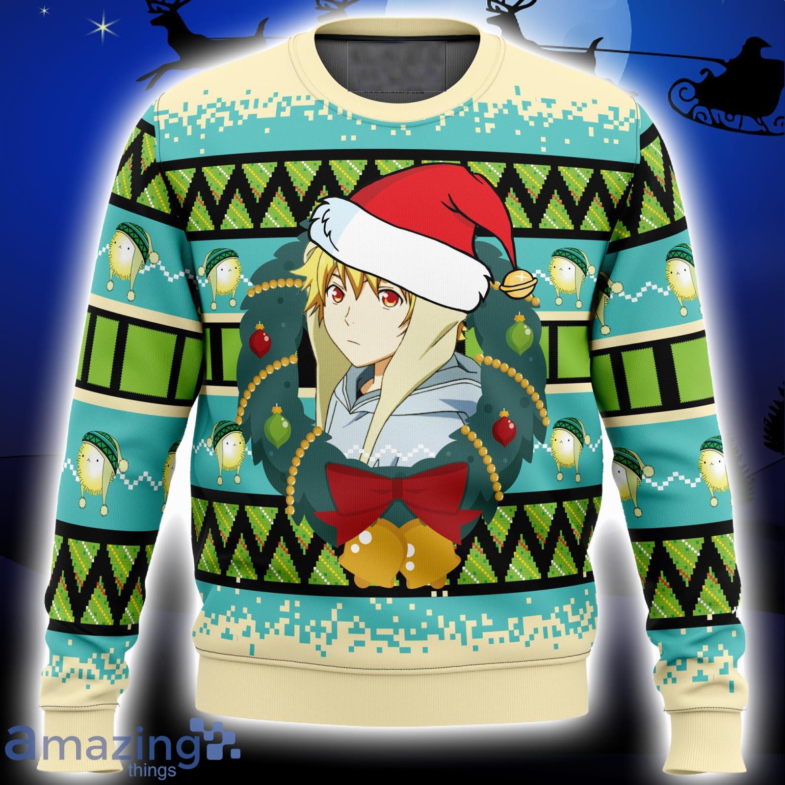 Yukine Noragami Xmas Ugly Christmas Sweater Christmas Gift For Men And Women Product Photo 1