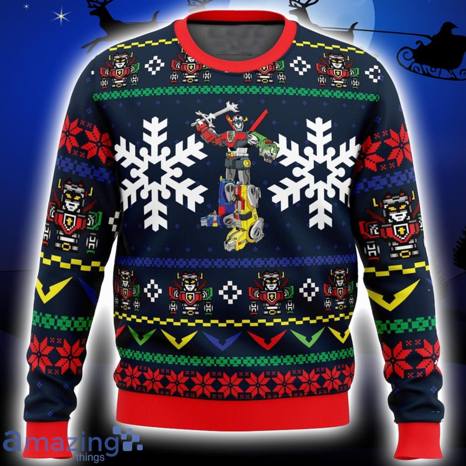 Yuletron Voltron Xmas Ugly Christmas Sweater Christmas Gift For Men And Women Product Photo 1