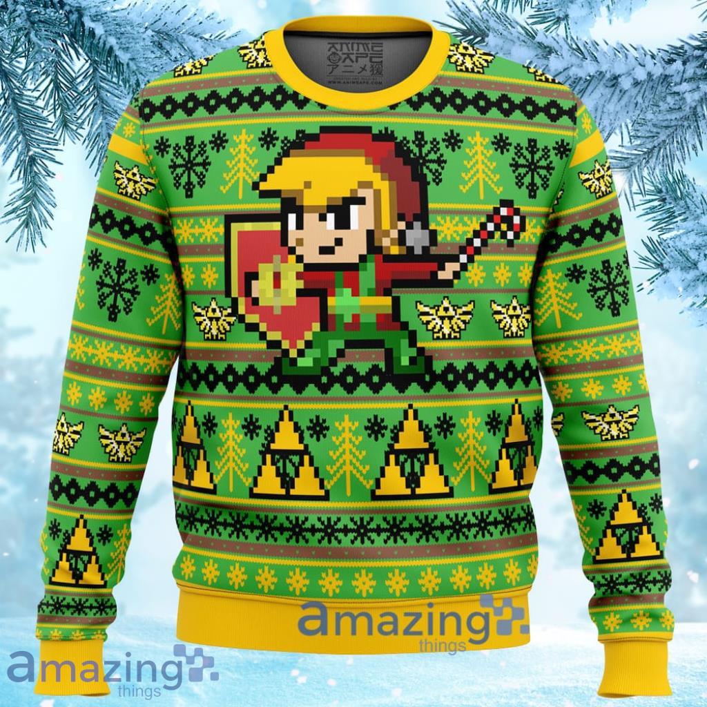 Zelda Holiday Link Ugly Christmas Sweater 3D Gift For Men And Women Product Photo 1