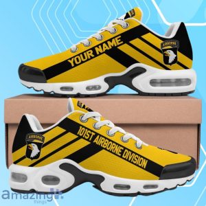 101st Airborne Division Air Cushion Sports Shoes Custom Name And Rank, US Military Shoes Product Photo 1