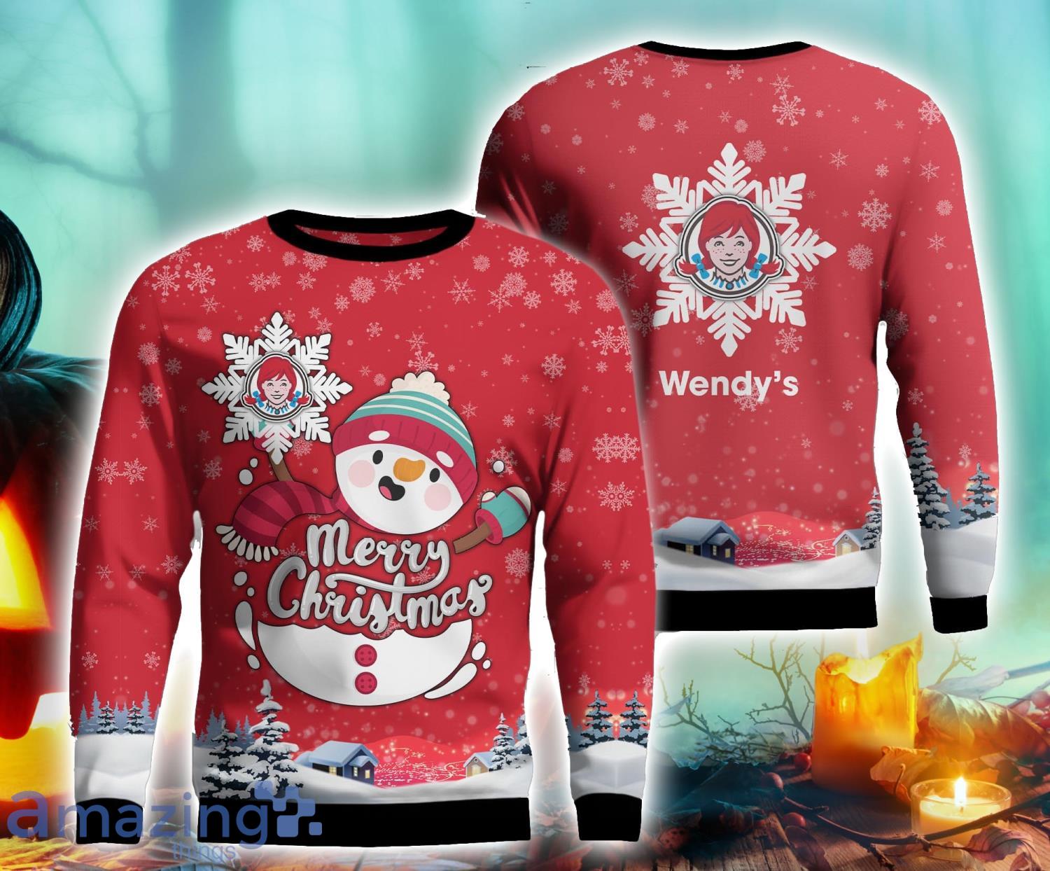 3D All Over Printed Wendy's Sweater Men And Women Gift image 3D All Over Printed Wendy's Sweater Men And Women Gift