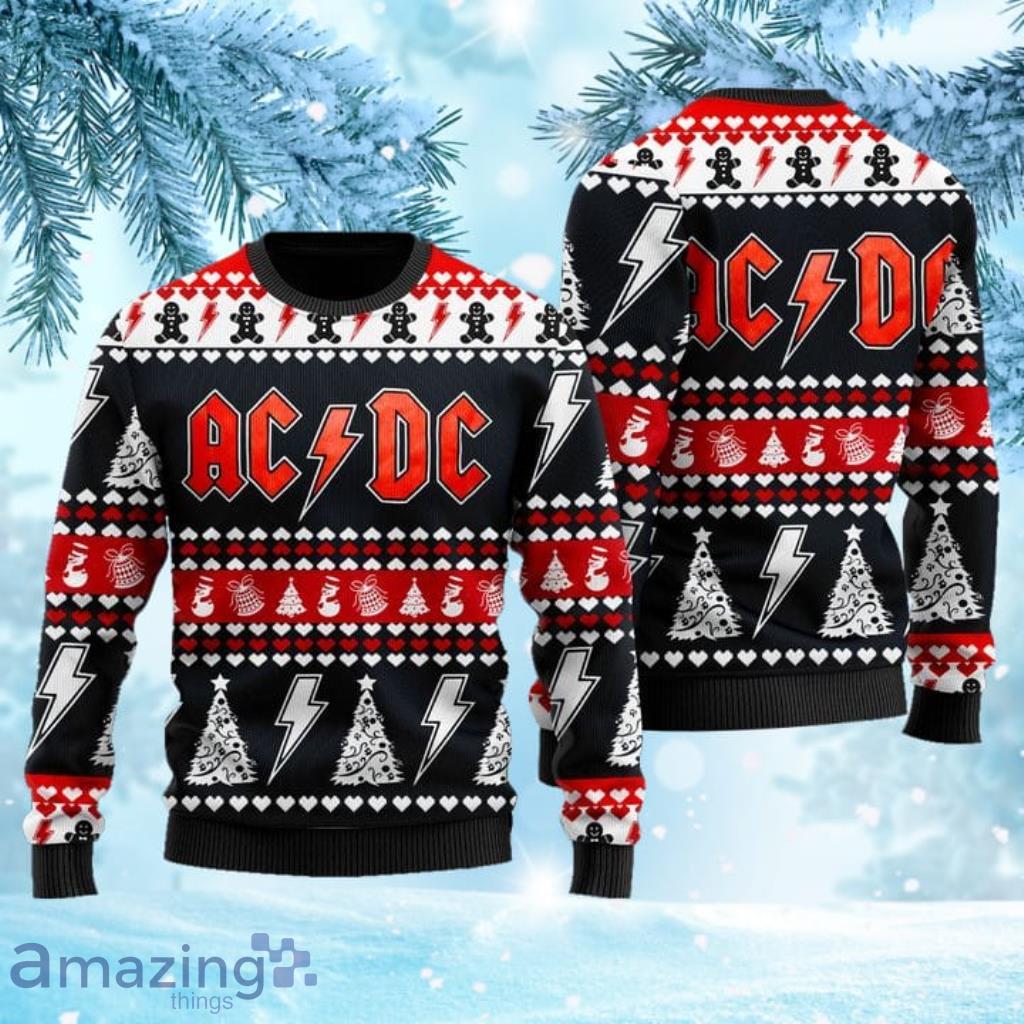 Acdc Band 3D Full Print Ugly Christmas Sweater Product Photo 1 Acdc Band 3D Full Print Ugly Christmas Sweater Product Photo 1
