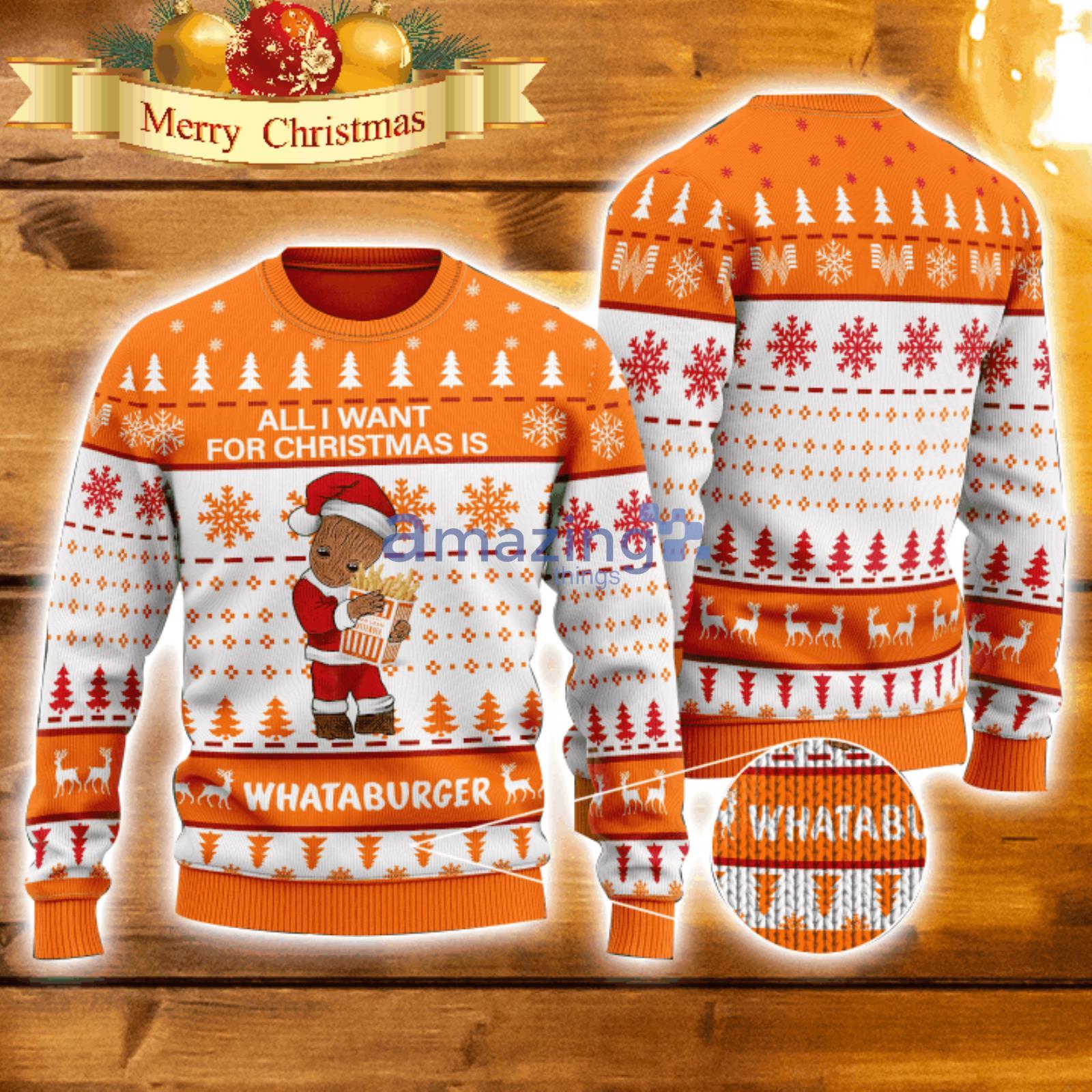 Whataburger shop sweater christmas