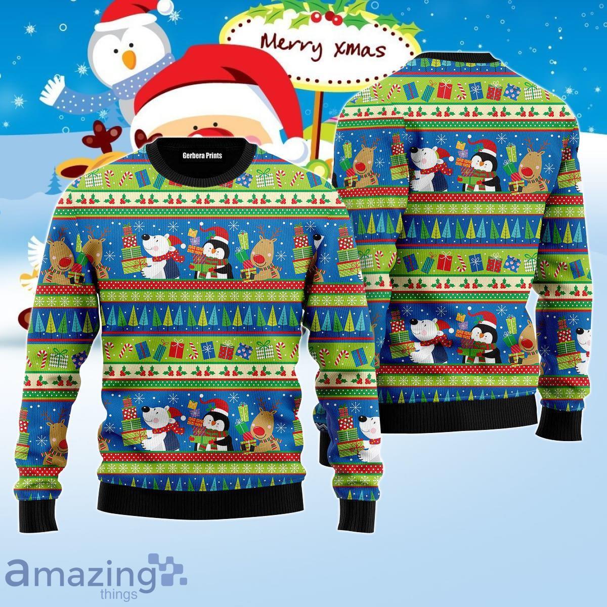 All I Want For Christmas Is Penguin Ugly Christmas Sweater Best Gift For Men And Women Product Photo 1