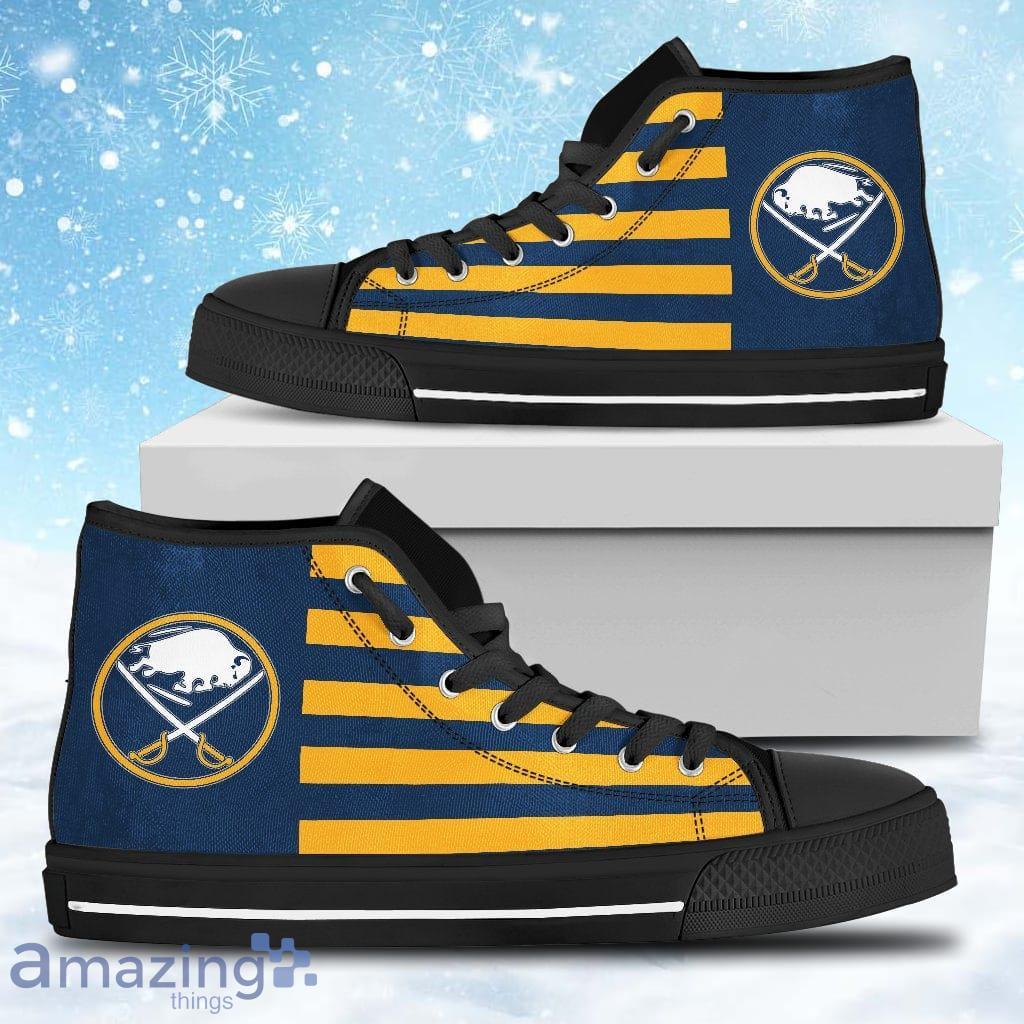 American Flag Buffalo Sabres High Top Shoes Gift For Big Fans Product Photo 1