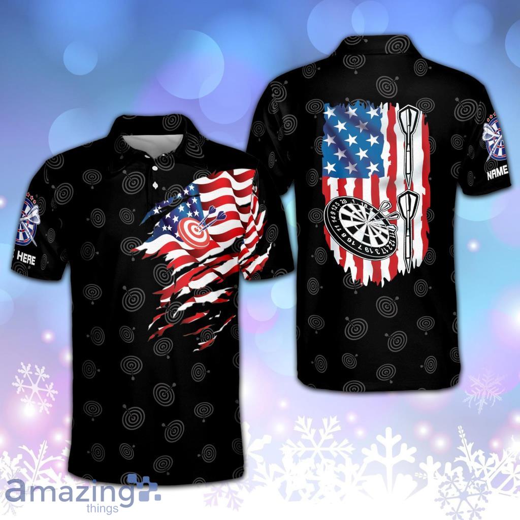 American Flag Dart Polo Product Photo 1