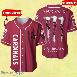 Arizona Cardinals Custom Name And Number Baseball Jersey shirt Best Gift Product Photo 1