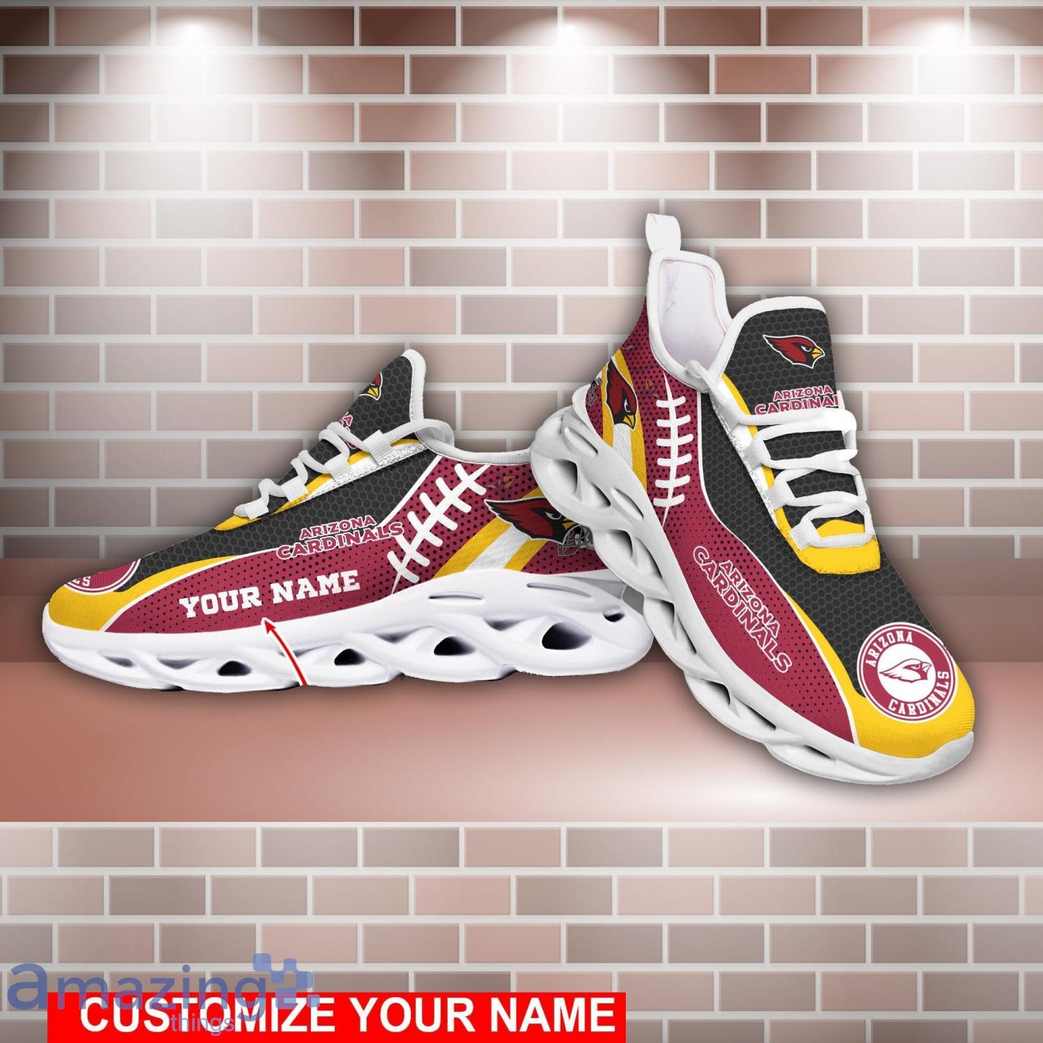 Arizona Cardinals Personalized Name NFL Ultra Sneakers Max Soul