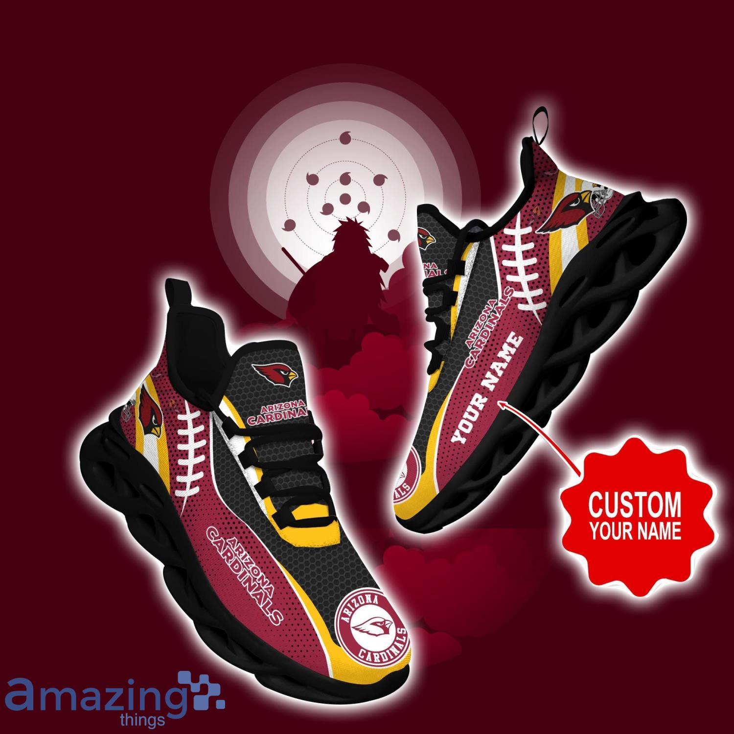 Arizona Cardinals NFL Sneakers Custom Name Ultra Max Soul Shoes For Fans Product Photo 1