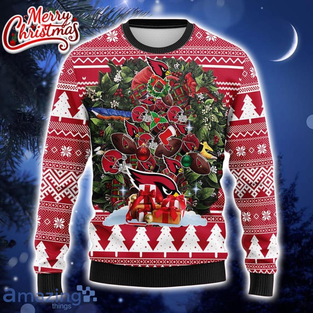 Arizona Cardinals 3D Printed Ugly Christmas Sweater