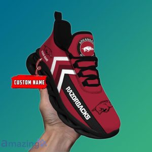 Arkansas Razorbacks Custom Name Max Soul Shoes Special Gift Product Photo 1