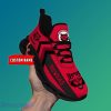 Arkansas State Red Wolves Custom Name Max Soul Shoes Special Gift