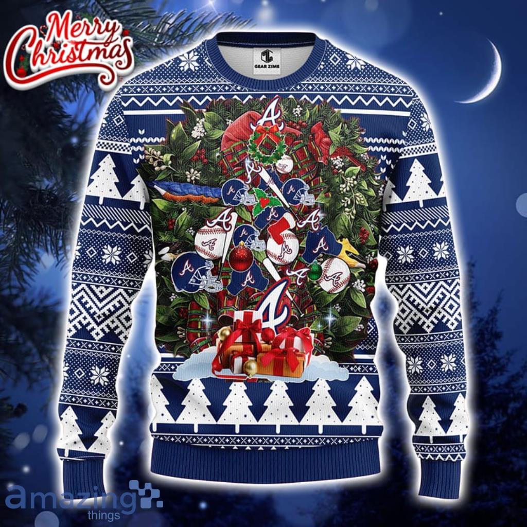 Atlanta Braves Christmas Tree - Christmas Sweater T Shirts