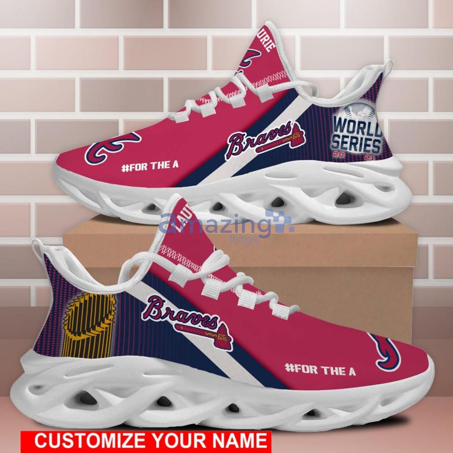 Atlanta Braves World Series Champions Max Soul Sneaker Running Sport Shoes  Men And Women Gift
