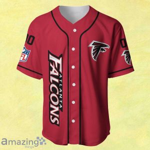 Atlanta Falcons Custom Name And Number Baseball Jersey shirt Best Gift