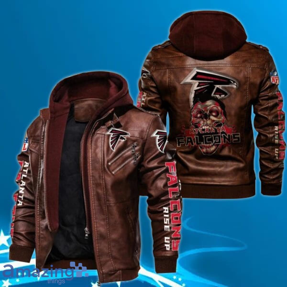Atlanta Falcons NFL Leather Jacket Style Gift for fans Product Photo 1