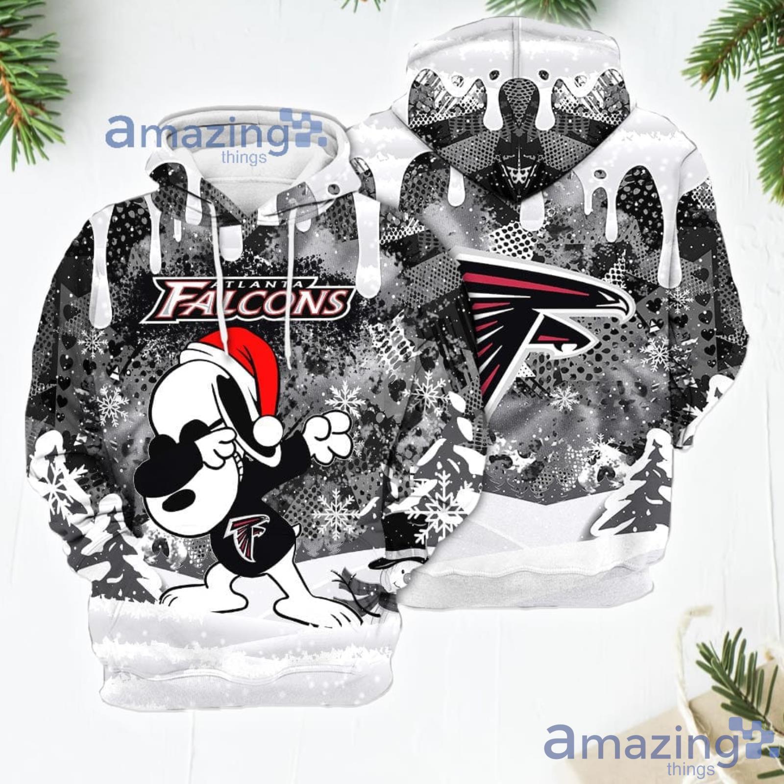 Atlanta Falcons Snoopy Dabbing The Peanuts Sports Football Christmas Giift  3D Hoodie For Men And Women