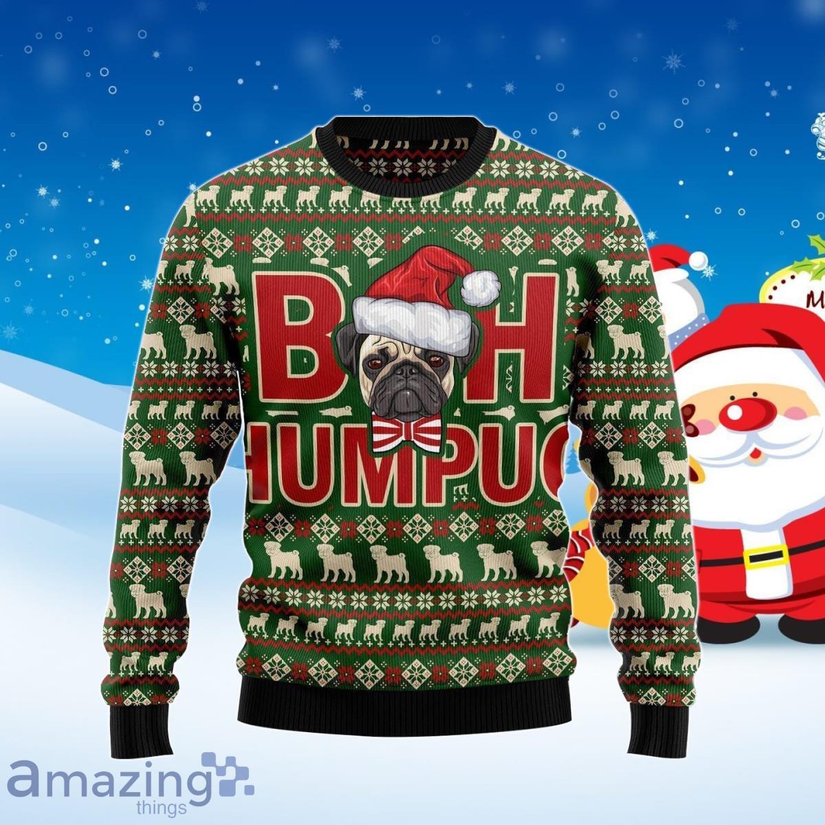 Bah Humpug Ugly Christmas Sweater Best Gift For Men And Women Product Photo 1