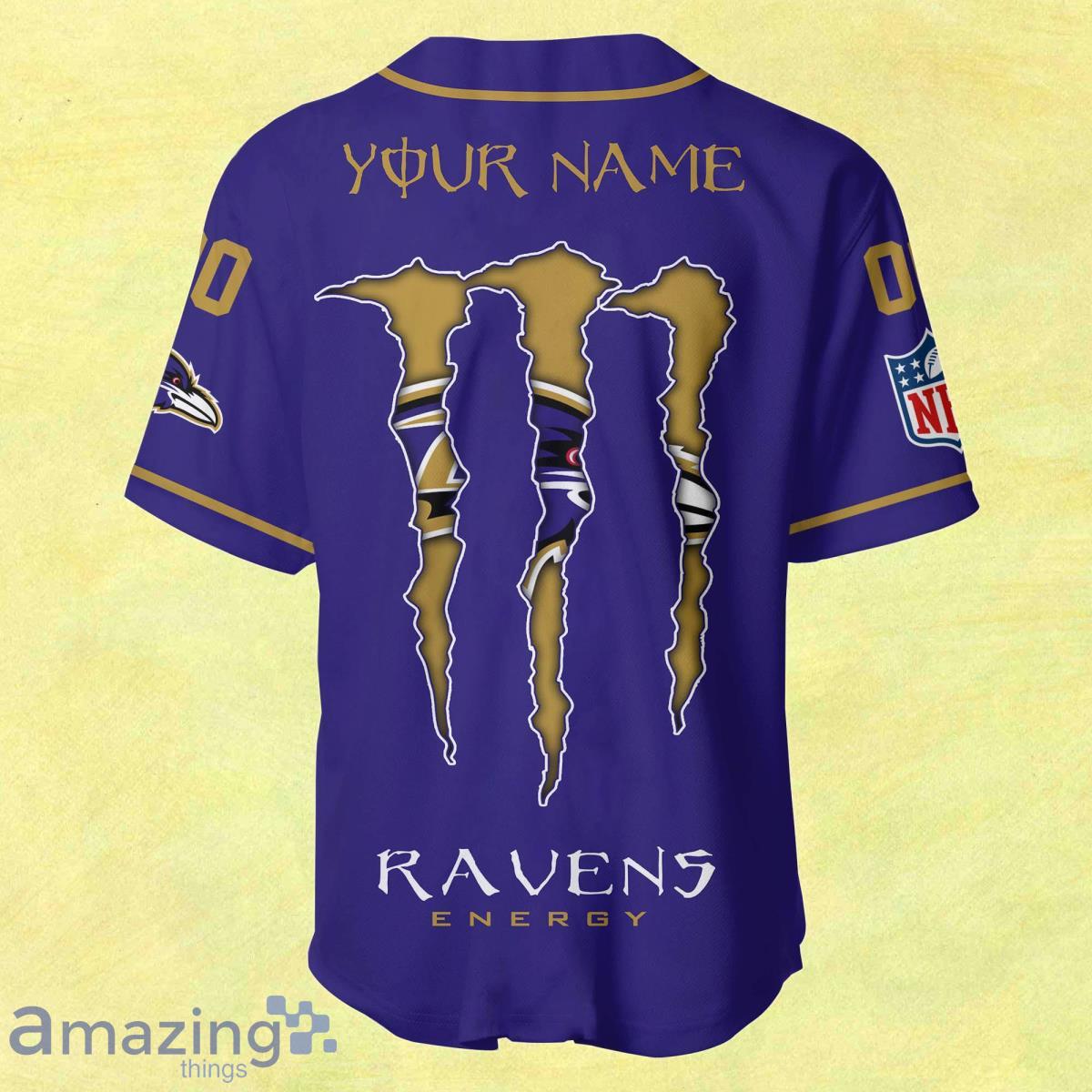 Baltimore Ravens Personalized Baseball Jersey For Men Women - T-shirts Low  Price