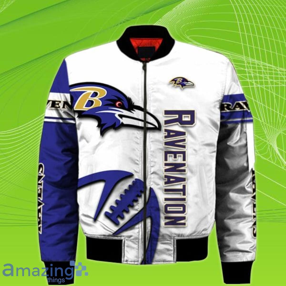 Baltimore Ravens NFL Bomber Jacket Best Gift For Fans